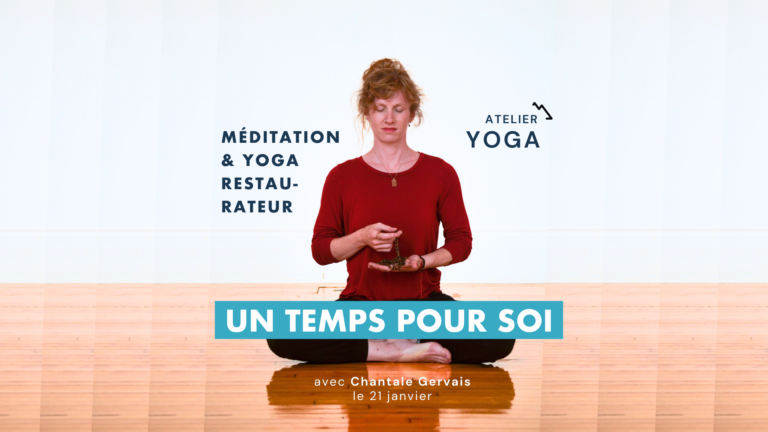 Atelier yoga méditation et yoga restaurateur zéro gravité escalade et yoga avec Chantale Gervais