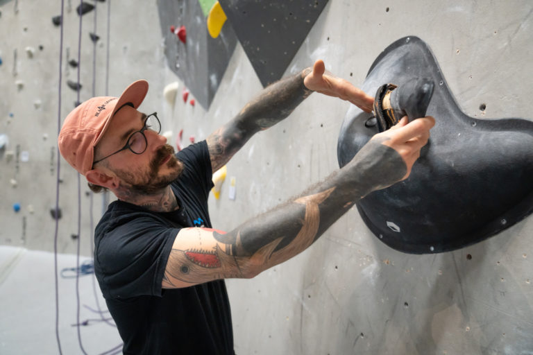 cours de progression escalade à Zéro Gravité