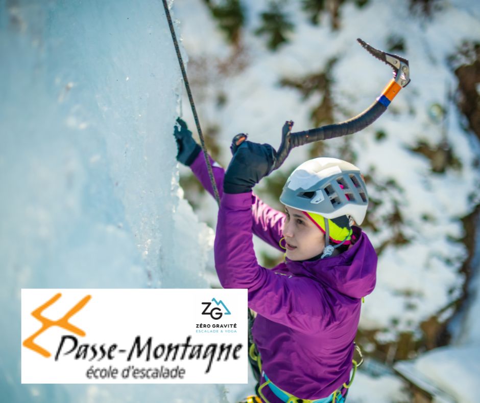 découverte de l'escalade de glace au Parc Jean Drapeau avec Passe Montagne