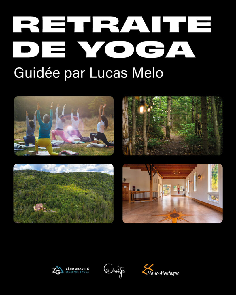 retraite escalade et yoga à val-david Zéro Gravité Passe Montagne
