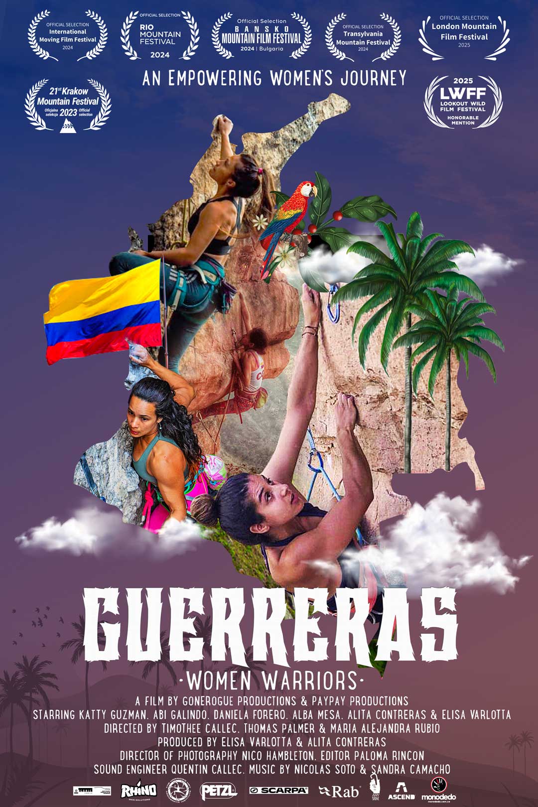 Guerreras projection de film Zéro Gravité Escalade et Yoga
