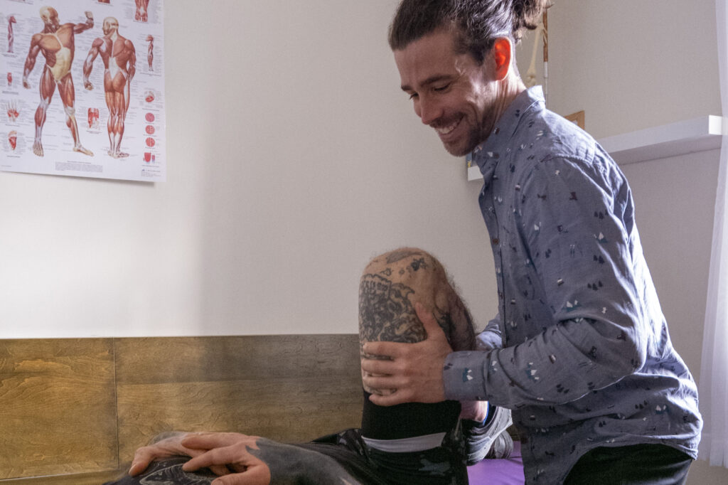 physiotherapie Zéro Gravité escalade et yoga Alexandre Gariépy