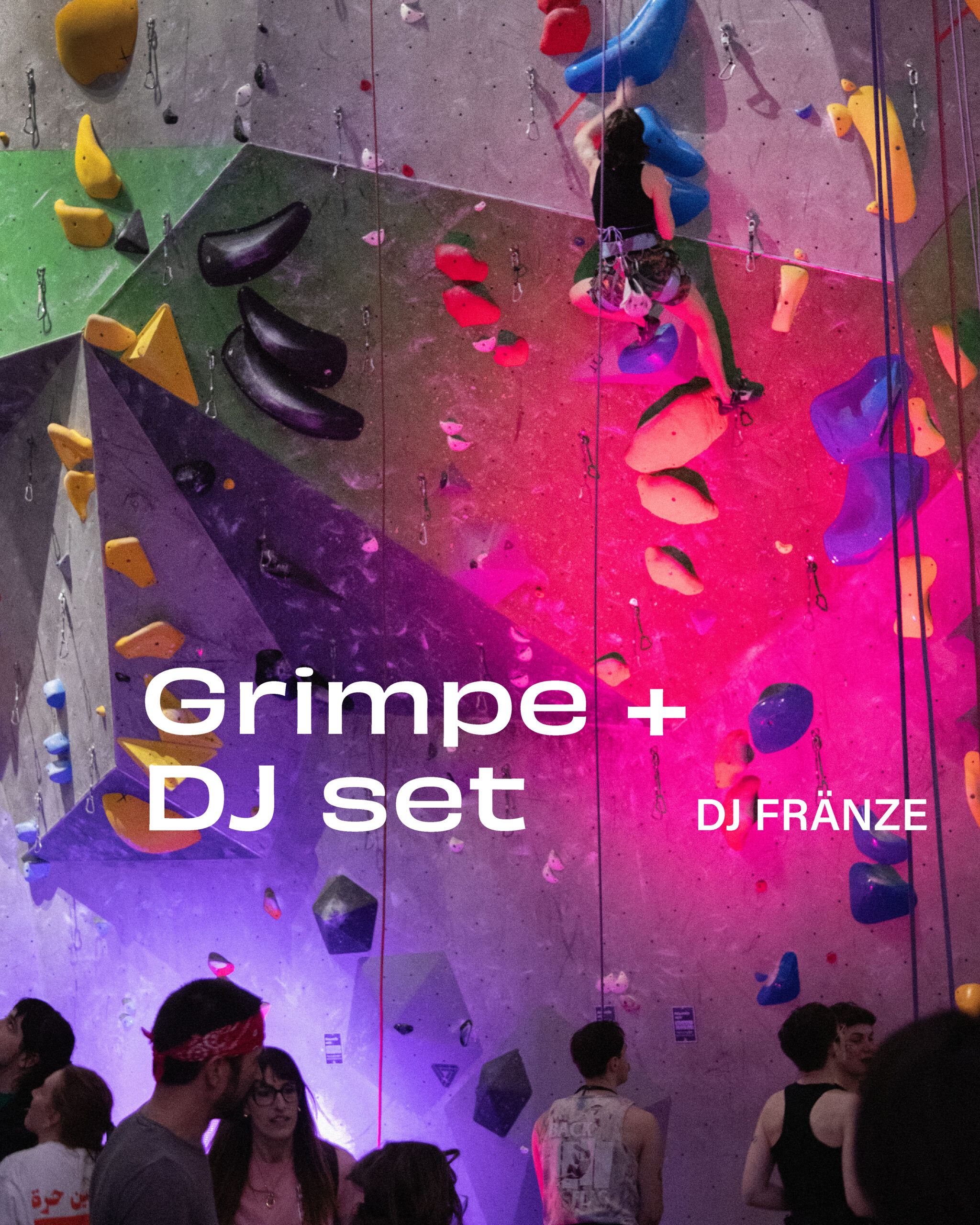 DJ set escalade moulinette, escalade premier de cordée, Zéro Gravité Escalade et Yoga Montréal